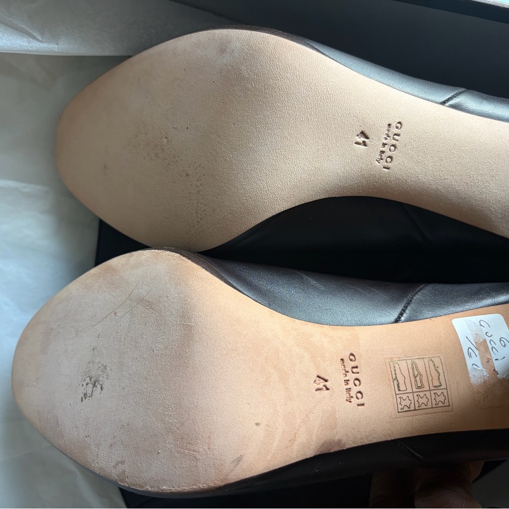 Gucci Dark Brown Heeled Leather Boots - Picture 5 of 6
